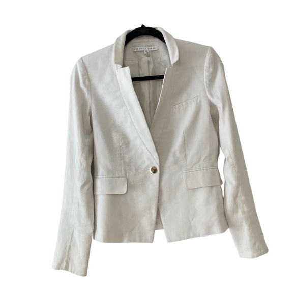 Veronica Beard Women’s Blazer Dickey Jacket White Off White Single button Size 2 - Picture 16 of 16